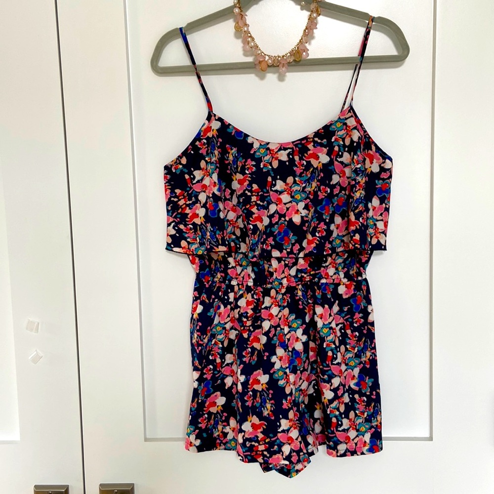 Charlotte Russe Adorable Flowery Romper